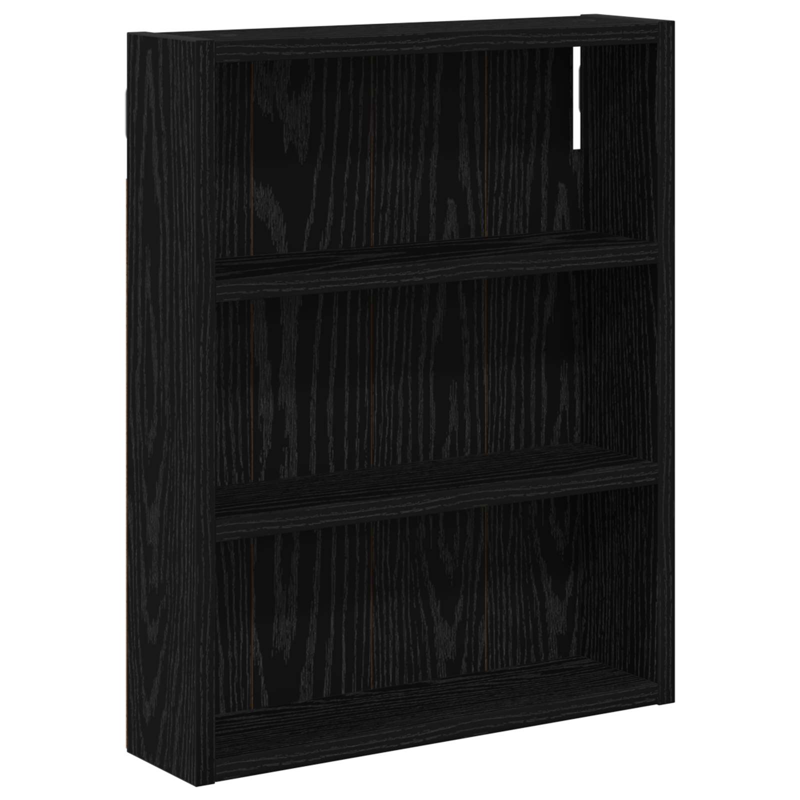 Badezimmer-Wandschrank mit Regal Schwarze Eiche 40 x 10 x 50 cm