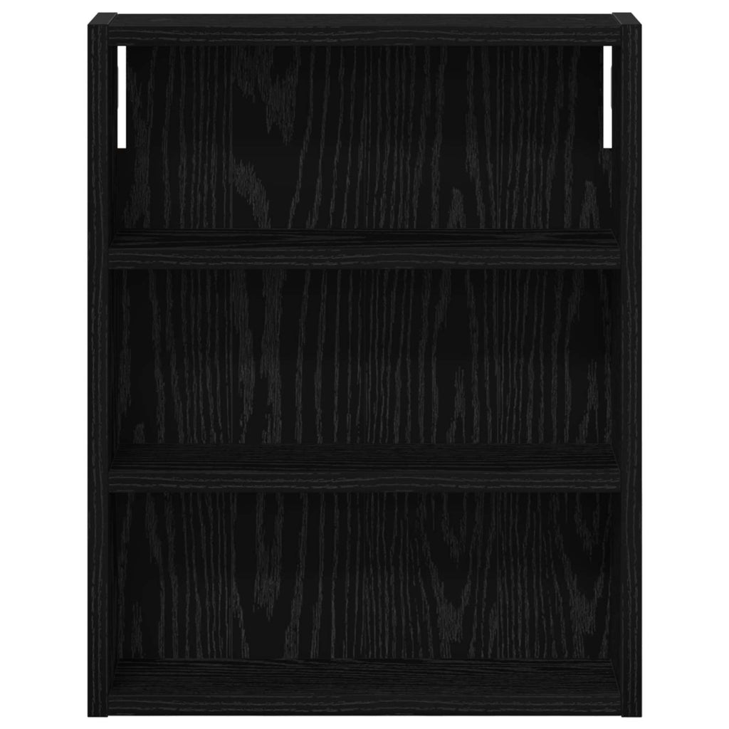 Badezimmer-Wandschrank mit Regal Schwarze Eiche 40 x 10 x 50 cm
