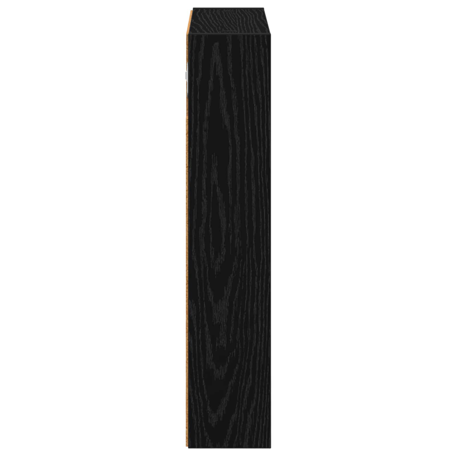 Badezimmer-Wandschrank mit Regal Schwarze Eiche 40 x 10 x 50 cm