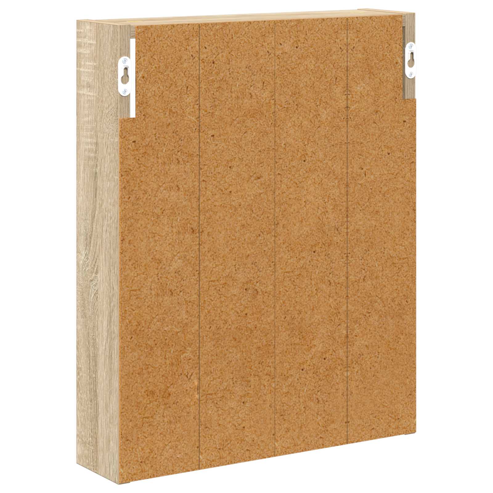 Badezimmer-Wandschrank mit Regal Sonoma-Eiche 40 x 10 x 50 cm