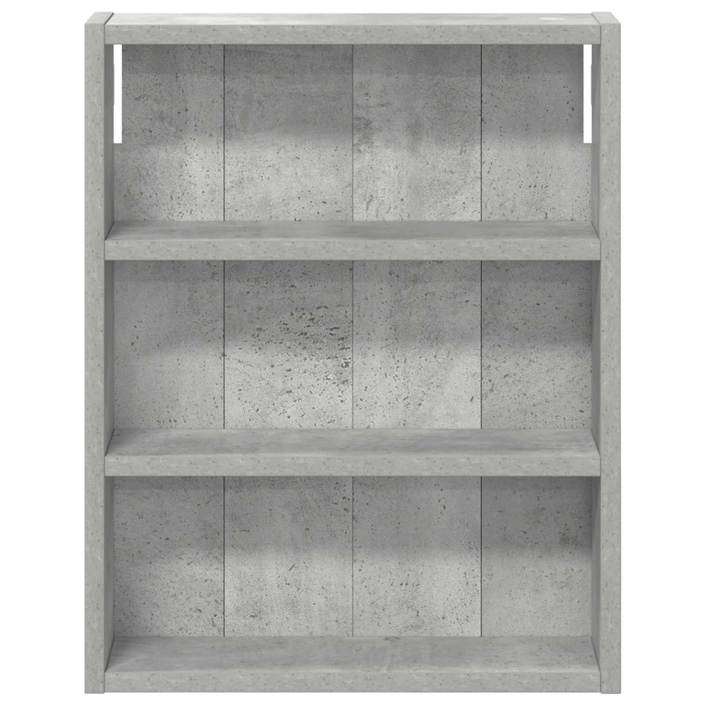 Badezimmer-Wandschrank Betongrau 40 x 10 x 50 cm Holzwerkstoff