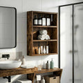 Badezimmer-Wandschrank Geräucherte Eiche 40 x 10 x 50 cm