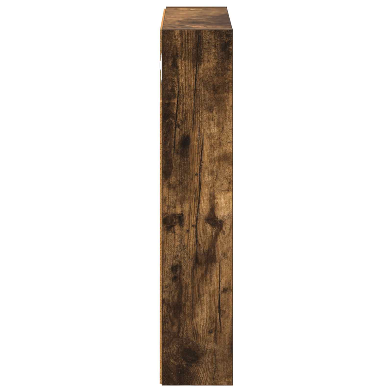 Badezimmer-Wandschrank Geräucherte Eiche 40 x 10 x 50 cm