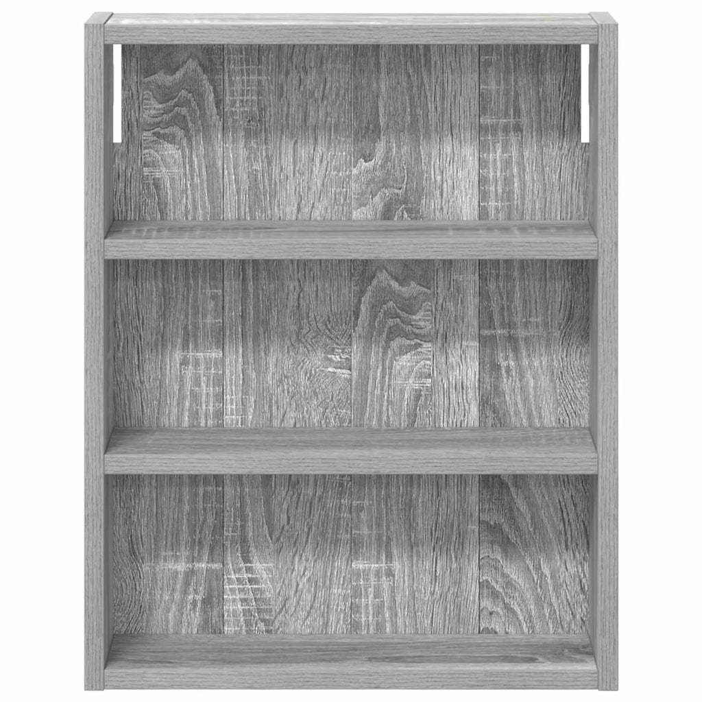 Badezimmer-Wandschrank mit Regal Graues Sonoma 40 x 10 x 50 cm