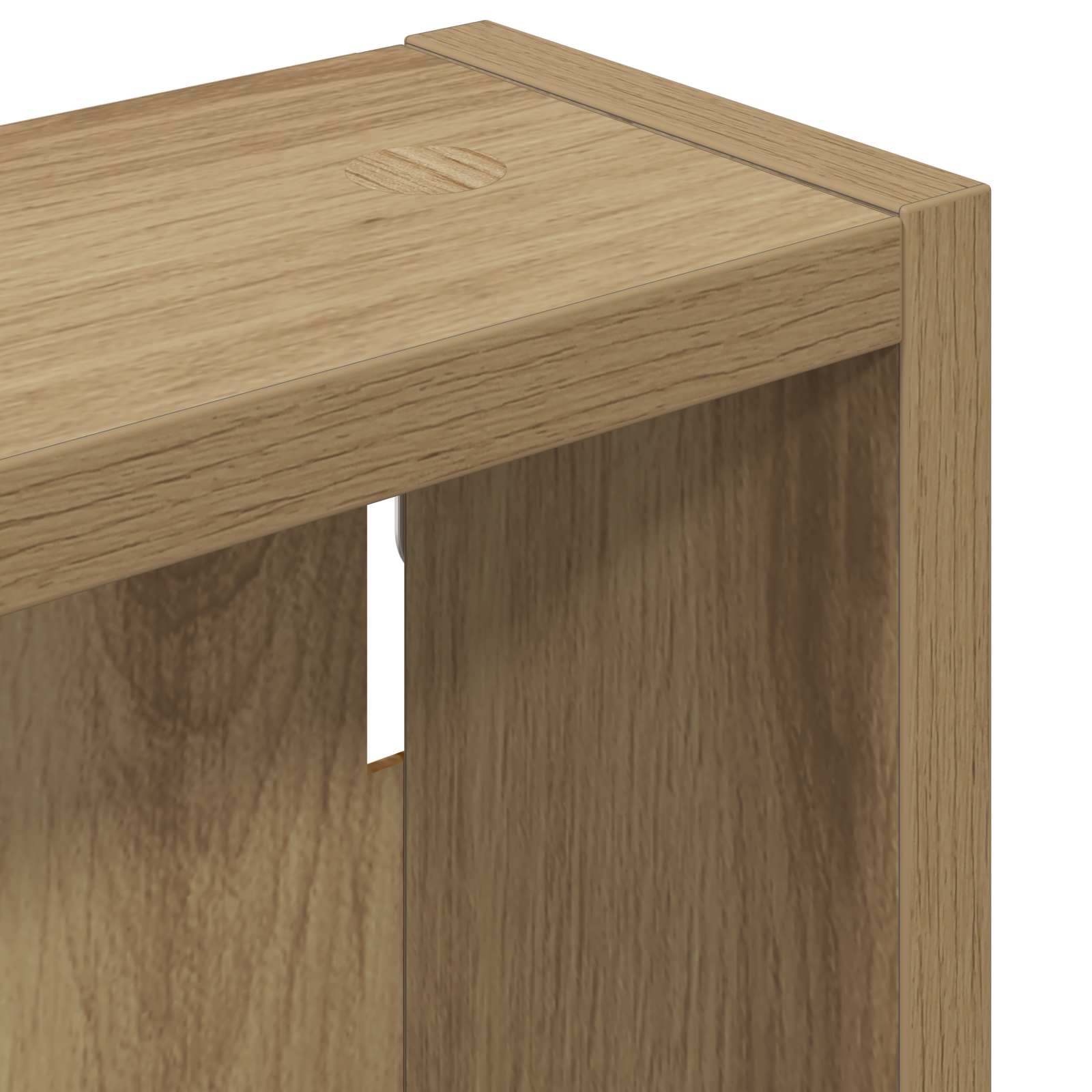 Badezimmer-Wandschrank Kunsthandwerk Eiche 40 x 10 x 50 cm