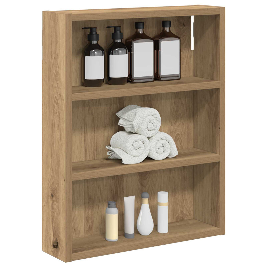 Badezimmer-Wandschrank Kunsthandwerk Eiche 40 x 10 x 50 cm