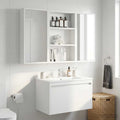 Badezimmer-Wandschrank Weiß 40 x 10 x 60,5 cm Holzwerkstoff