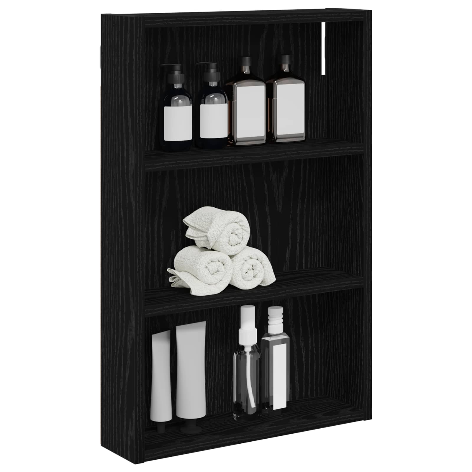 Badezimmer-Wandschrank Schwarze Eiche 40 x 10 x 60,5 cm