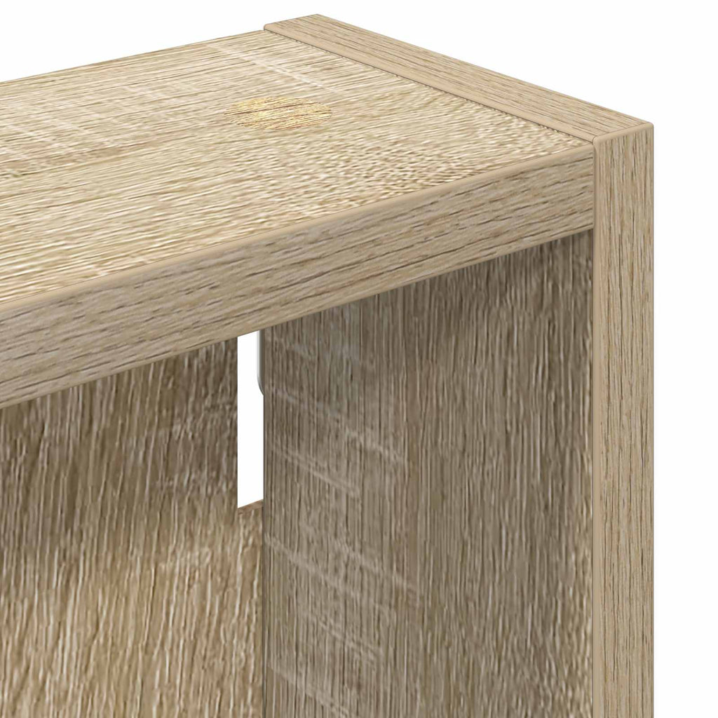 Badezimmer-Wandschrank mit Regal Sonoma-Eiche 40 x 10 x 60,5 cm