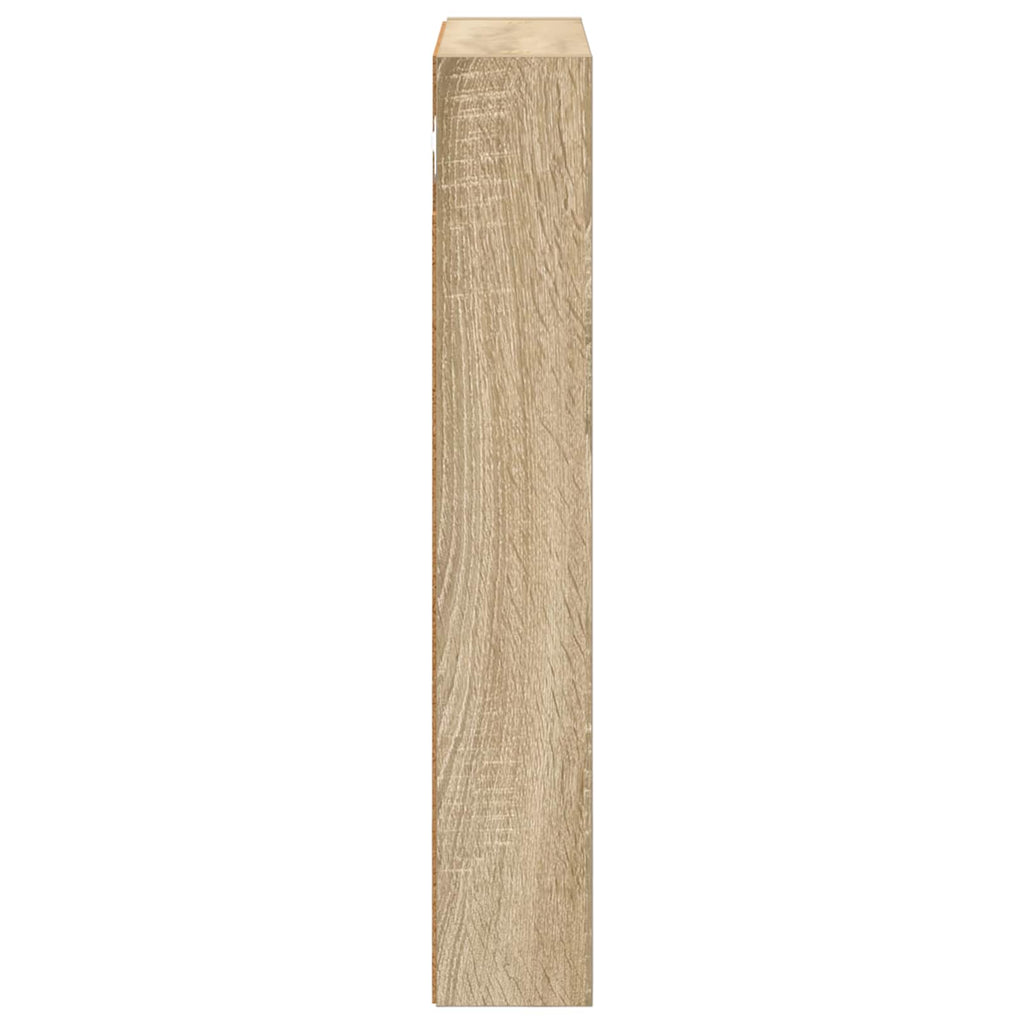 Badezimmer-Wandschrank mit Regal Sonoma-Eiche 40 x 10 x 60,5 cm