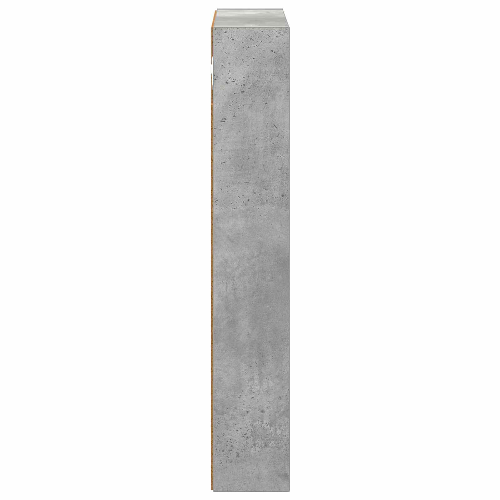 Badezimmer-Wandschrank mit Regal Betongrau 40 x 10 x 60,5 cm