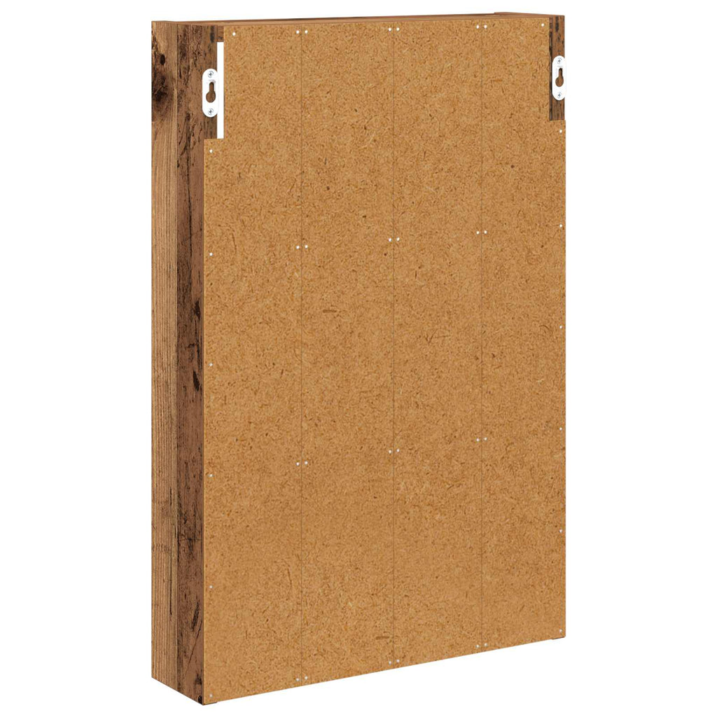 Badezimmer-Wandschrank Altholz 40 x 10 x 60,5 cm Holzwerkstoff