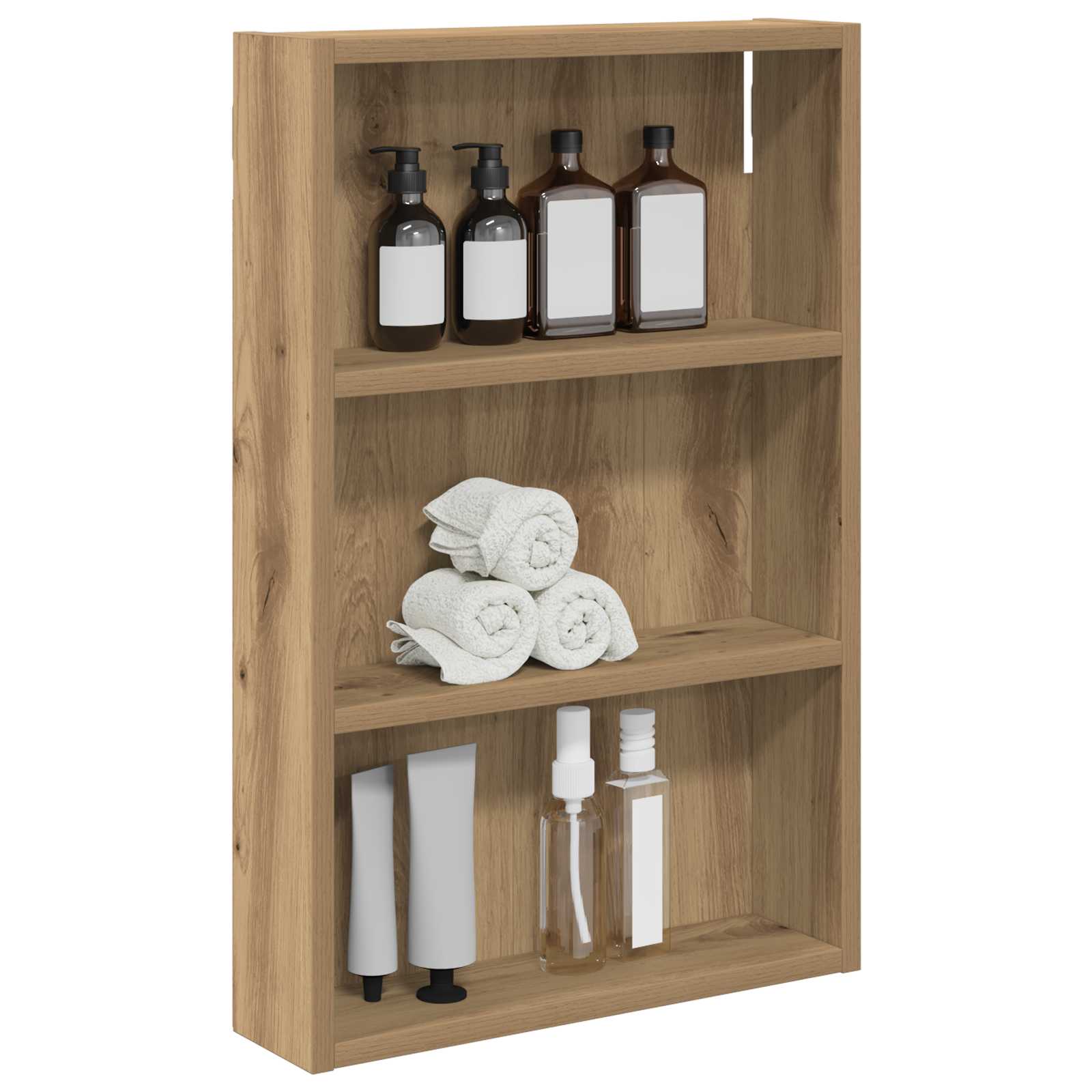 Badezimmer-Wandschrank Kunsthandwerk Eiche 40 x 10 x 60,5 cm