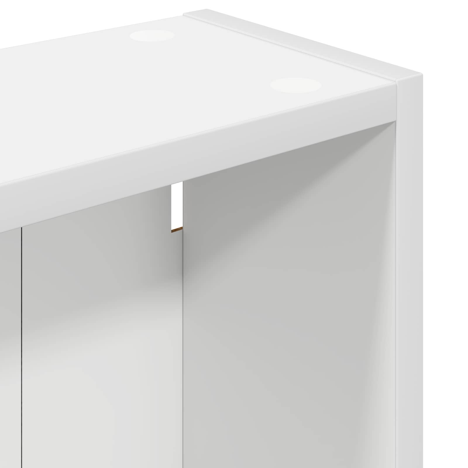 Badezimmer-Wandschrank Weiß 40 x 14 x 70 cm Holzwerkstoff