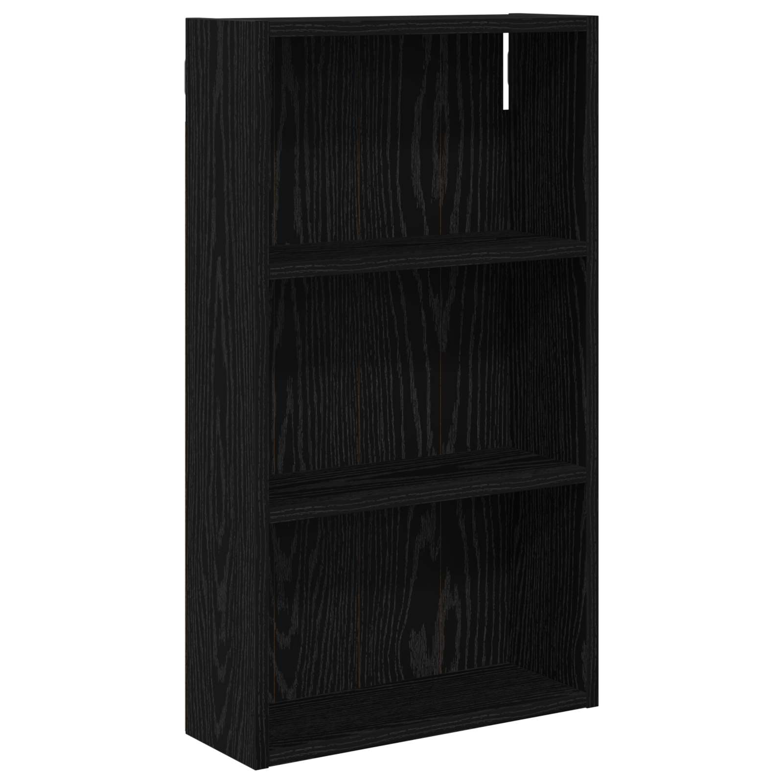 Badezimmer-Wandschrank mit Regal Schwarze Eiche 40 x 14 x 70 cm