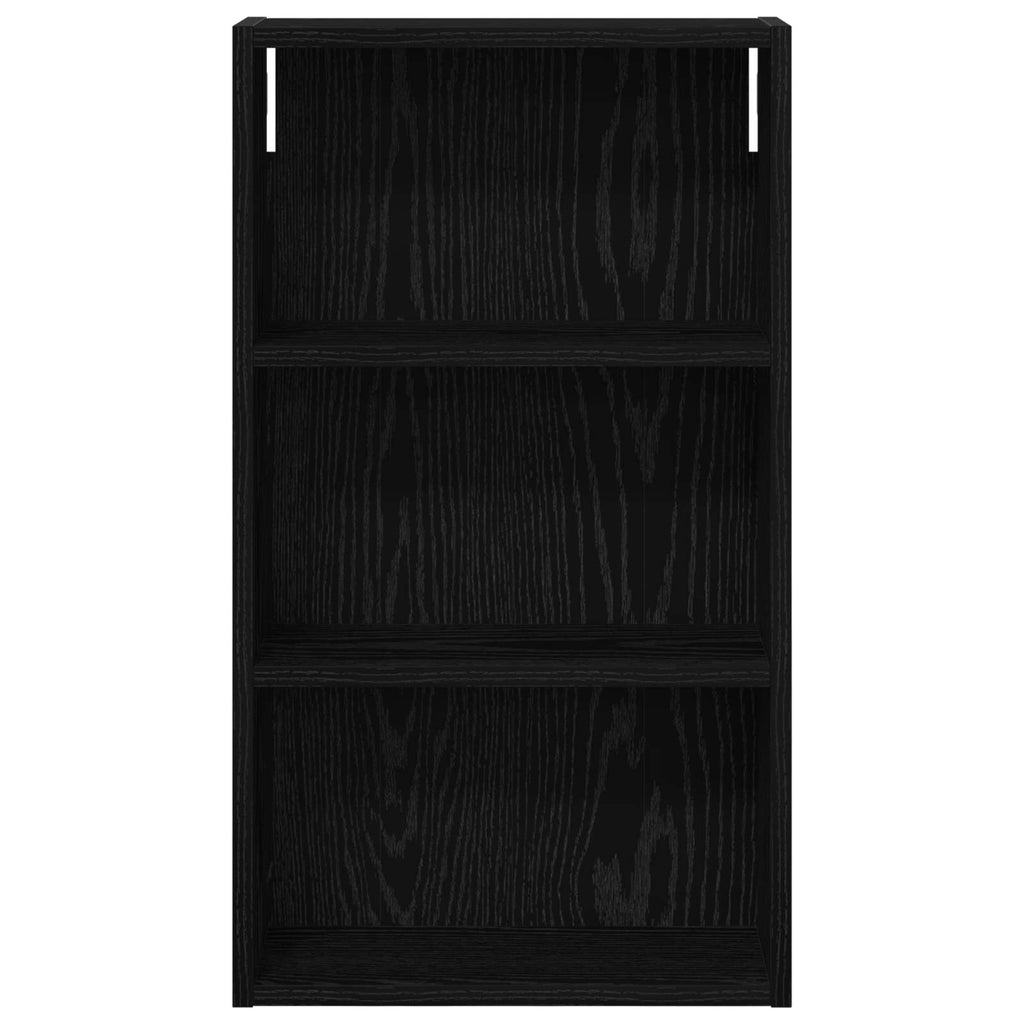 Badezimmer-Wandschrank mit Regal Schwarze Eiche 40 x 14 x 70 cm