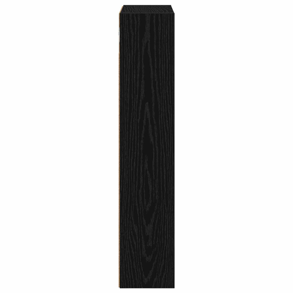 Badezimmer-Wandschrank mit Regal Schwarze Eiche 40 x 14 x 70 cm