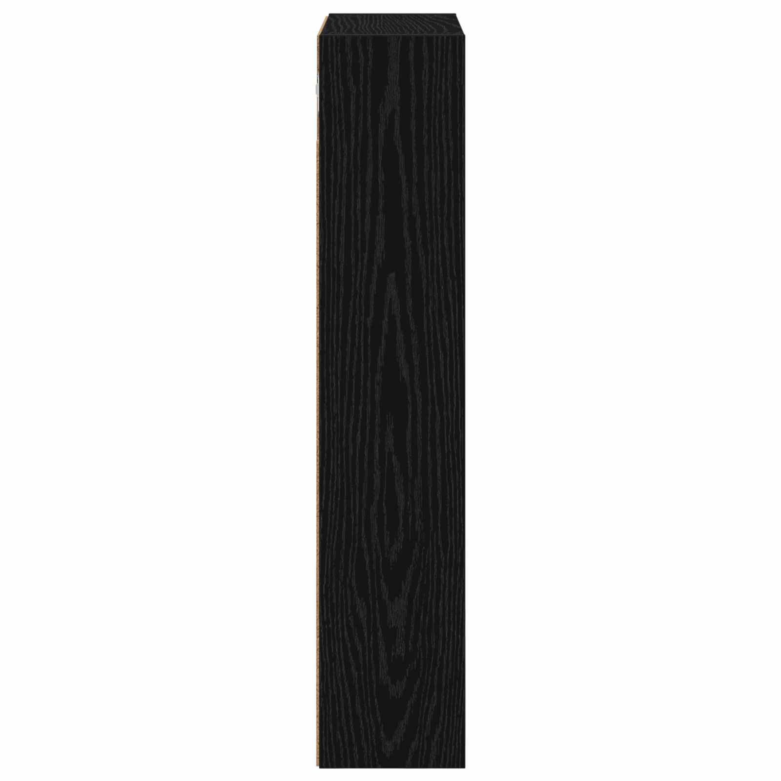 Badezimmer-Wandschrank mit Regal Schwarze Eiche 40 x 14 x 70 cm