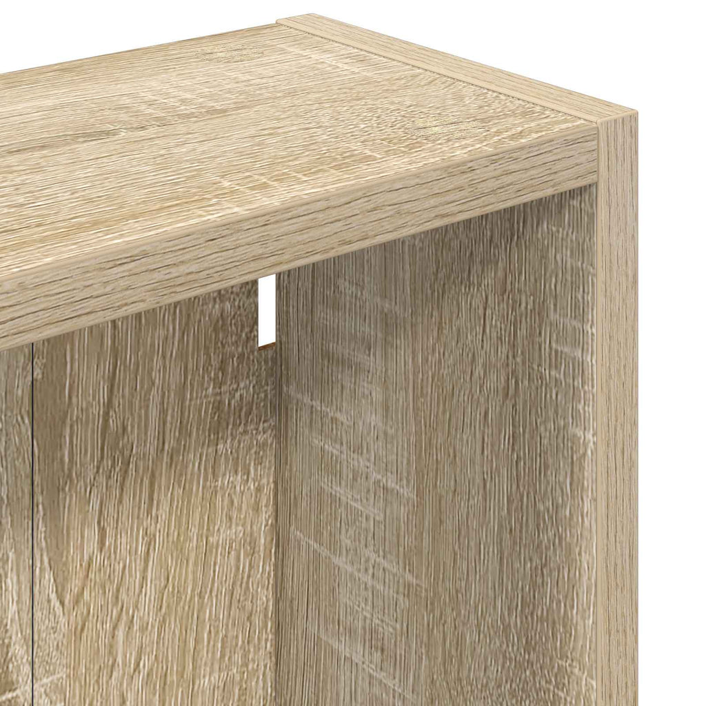 Badezimmer-Wandschrank mit Regal Sonoma-Eiche 40 x 14 x 70 cm