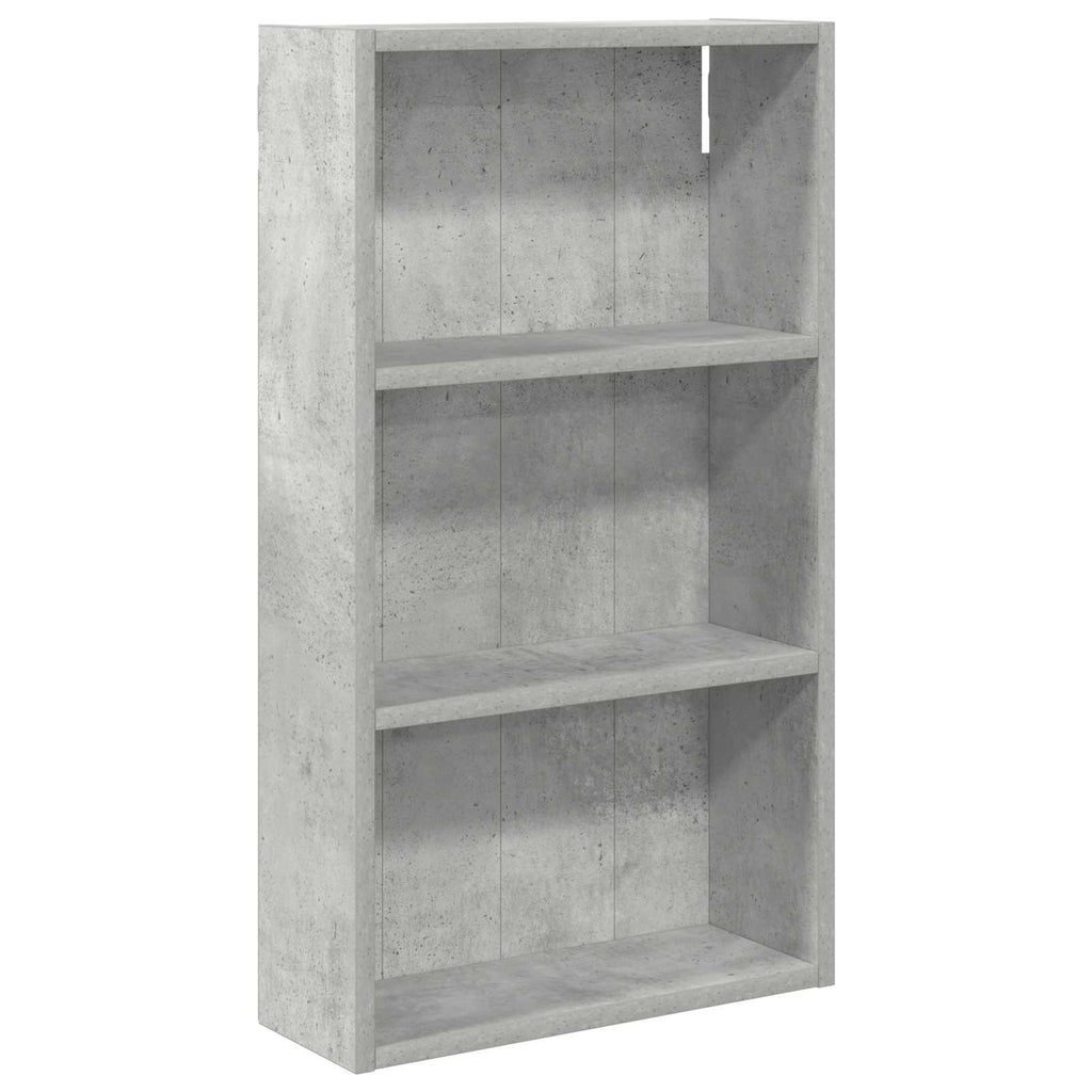 Badezimmer-Wandschrank Betongrau 40 x 14 x 70 cm Holzwerkstoff