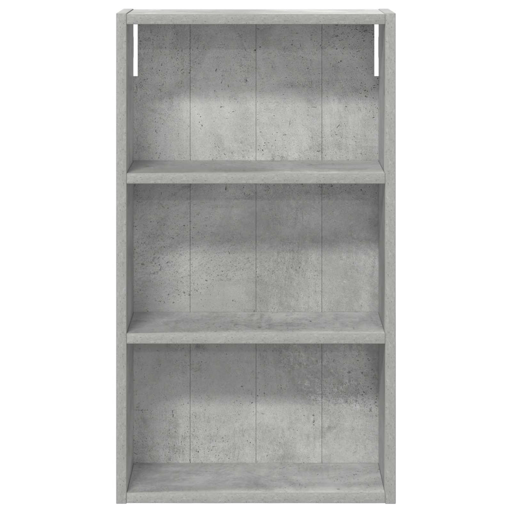 Badezimmer-Wandschrank Betongrau 40 x 14 x 70 cm Holzwerkstoff