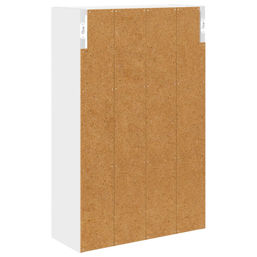 Badezimmer-Wandschrank Weiß 40 x 16 x 62,5 cm Holzwerkstoff