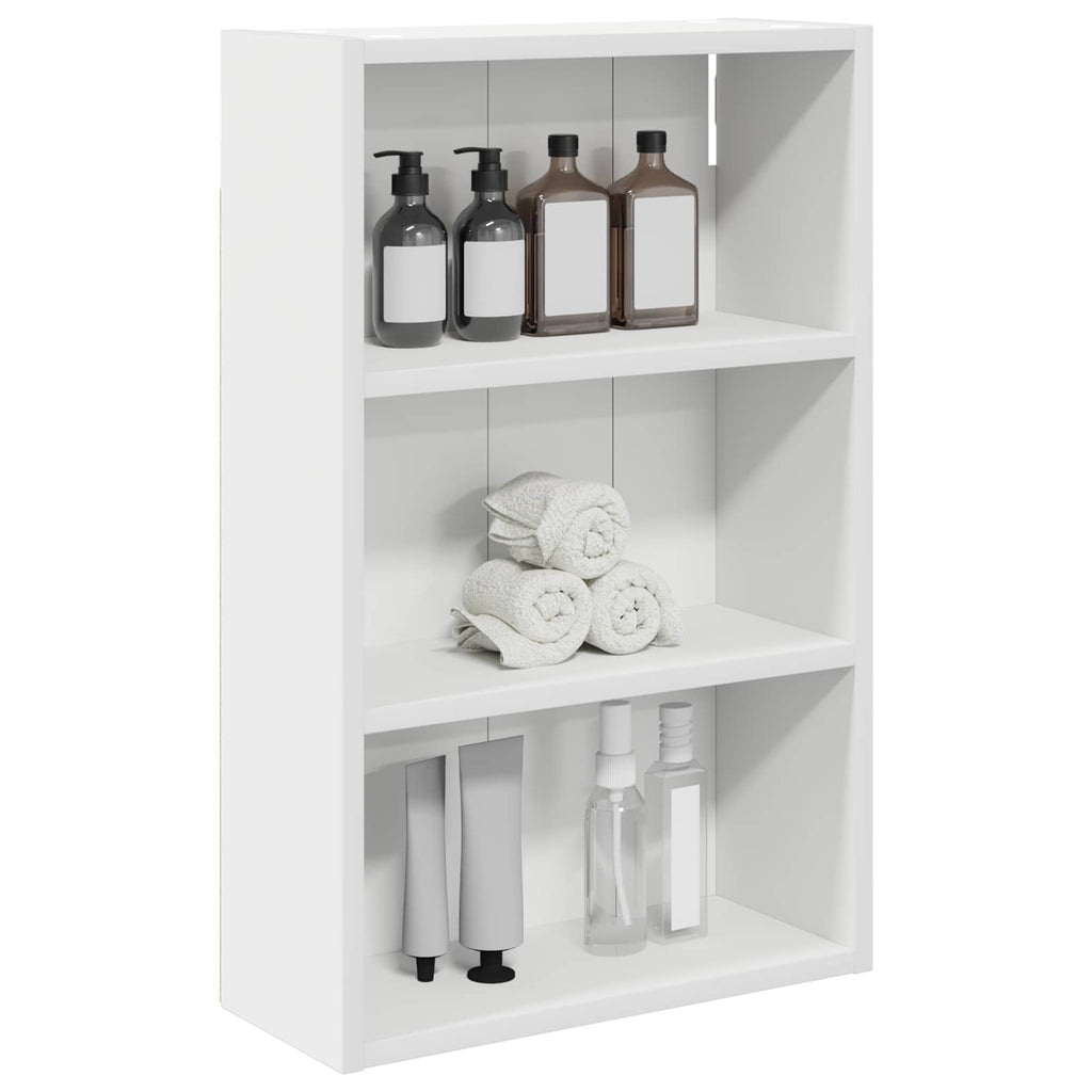 Badezimmer-Wandschrank Weiß 40 x 16 x 62,5 cm Holzwerkstoff