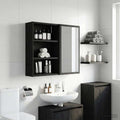 Badezimmer-Wandschrank Schwarze Eiche 40 x 16 x 62,5 cm