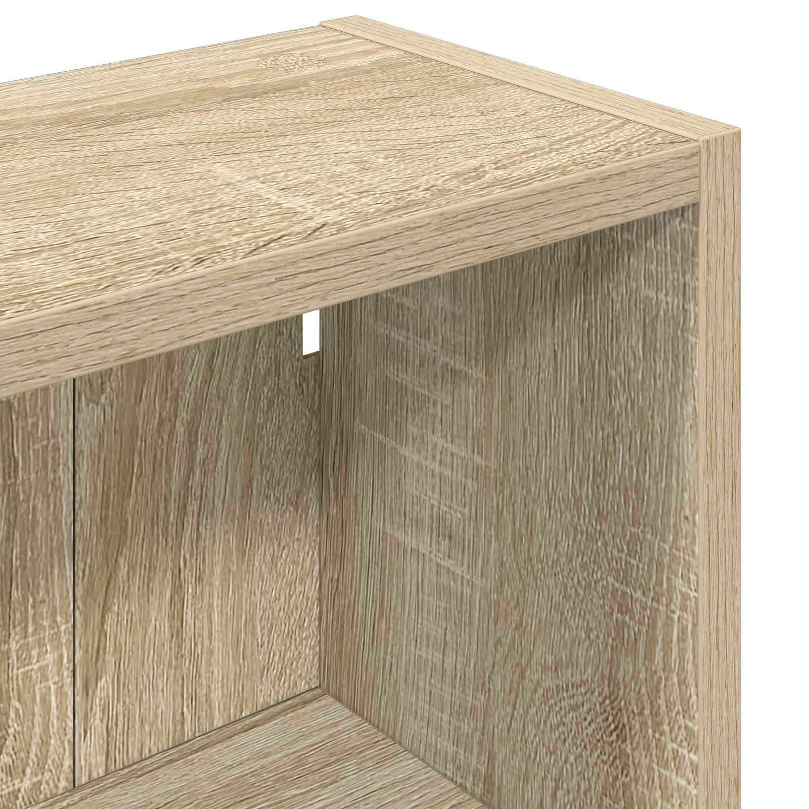 Badezimmer-Wandschrank mit Regal Sonoma-Eiche 40 x 16 x 62,5 cm