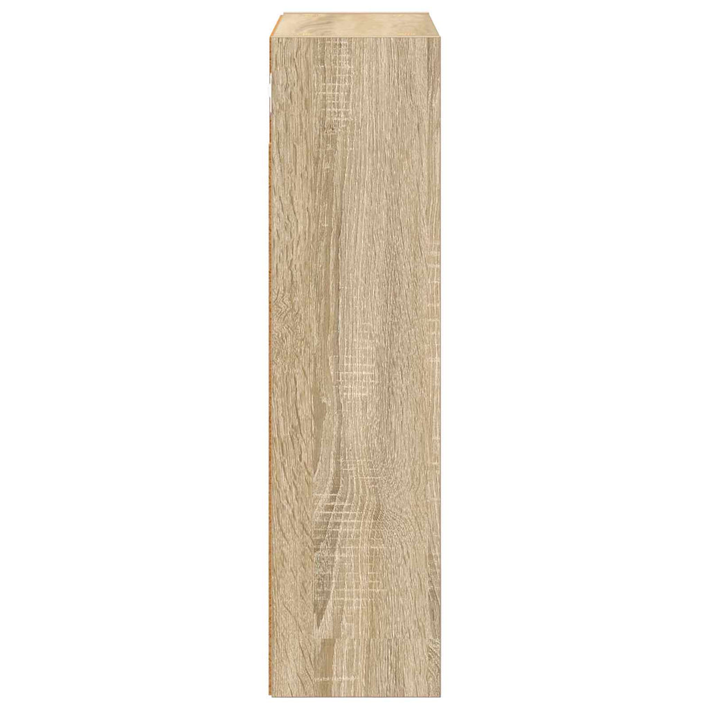 Badezimmer-Wandschrank mit Regal Sonoma-Eiche 40 x 16 x 62,5 cm
