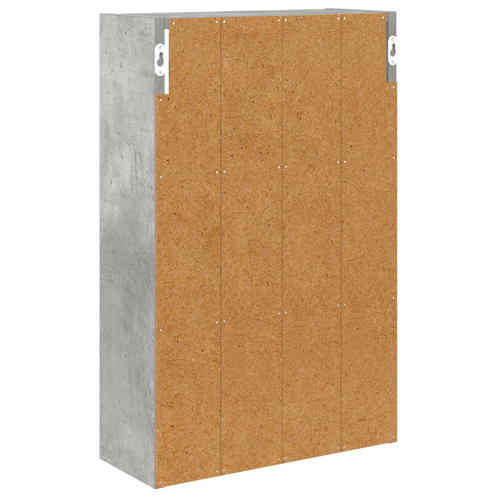 Badezimmer-Wandschrank mit Regal Betongrau 40 x 16 x 62,5 cm