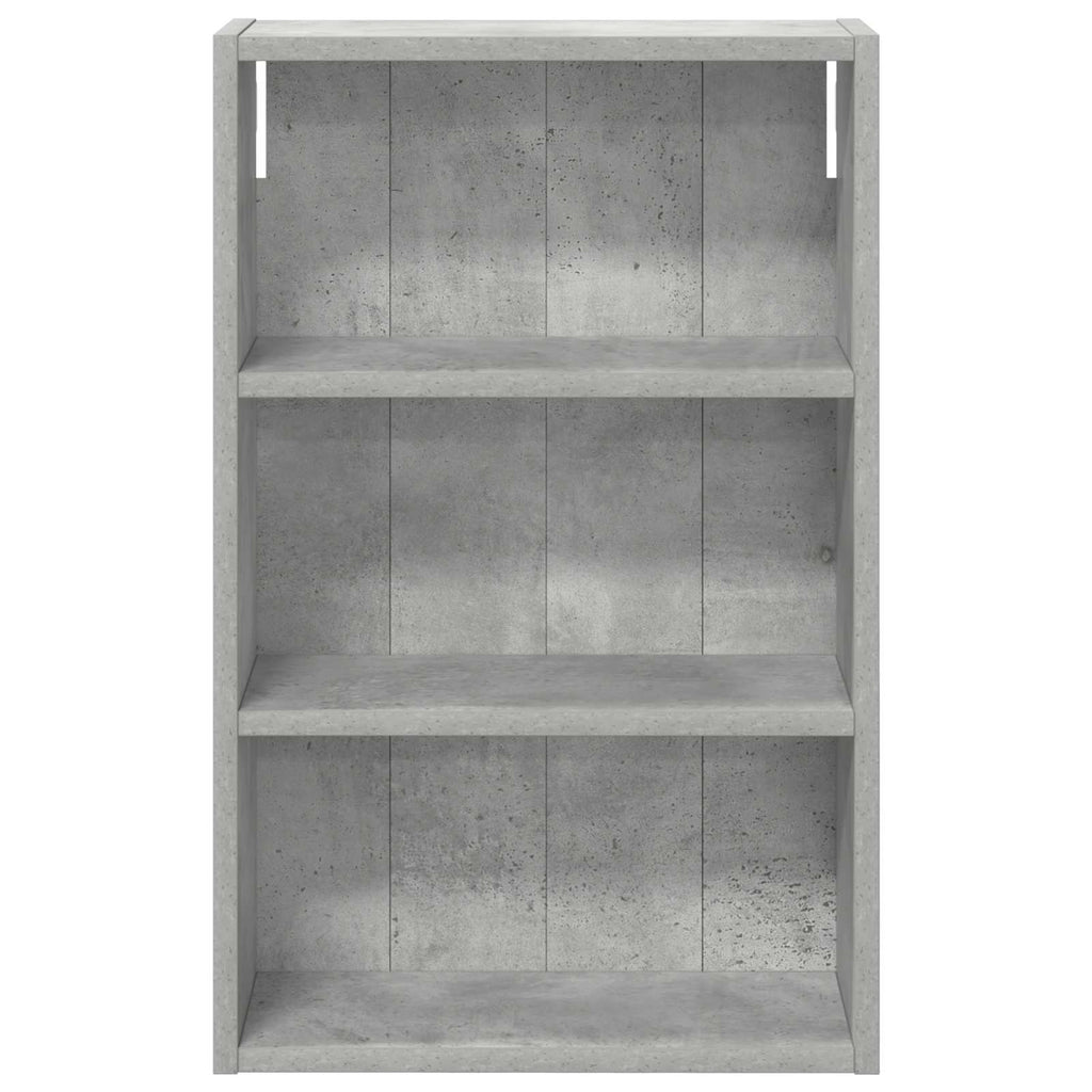 Badezimmer-Wandschrank mit Regal Betongrau 40 x 16 x 62,5 cm