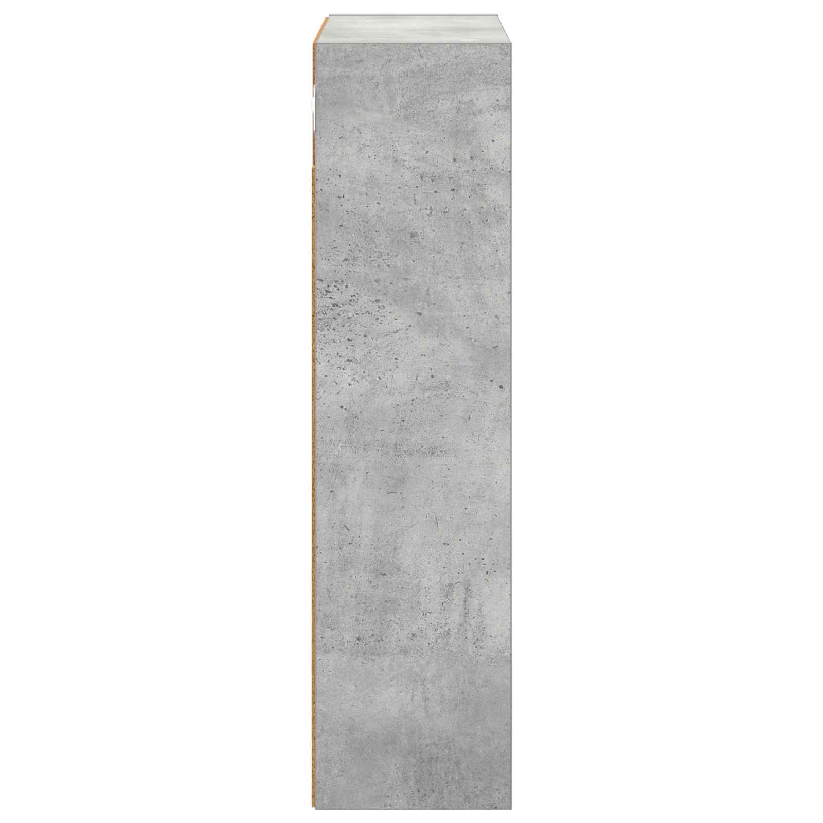 Badezimmer-Wandschrank mit Regal Betongrau 40 x 16 x 62,5 cm