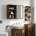 Badezimmer-Wandschrank Geräucherte Eiche 40 x 16 x 62,5 cm