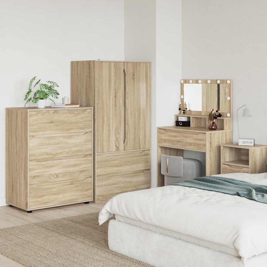 Stauraumschränke Sonoma-Eiche 80 x 48 x 105 cm Holzwerkstoff