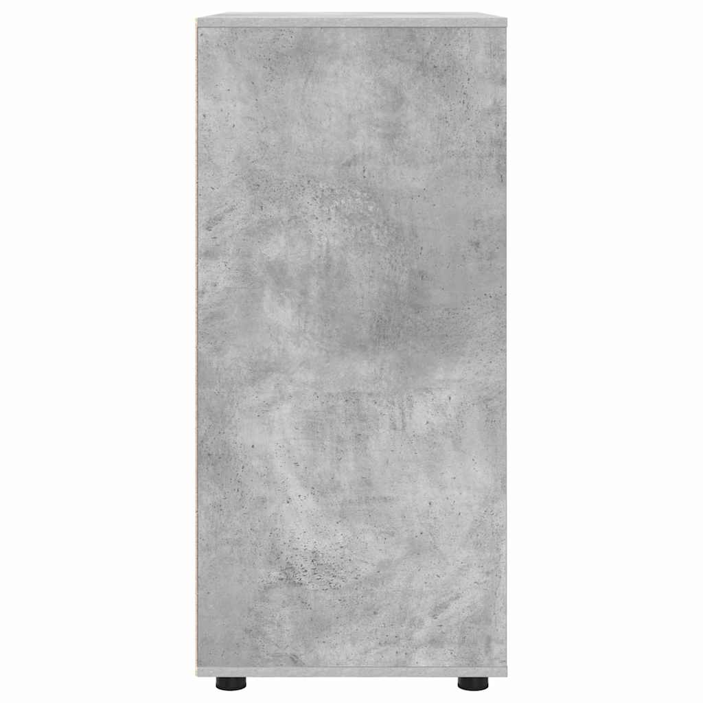 Stauraumschränke Beton Grau 80 x 48 x 105 cm Holzwerkstoff