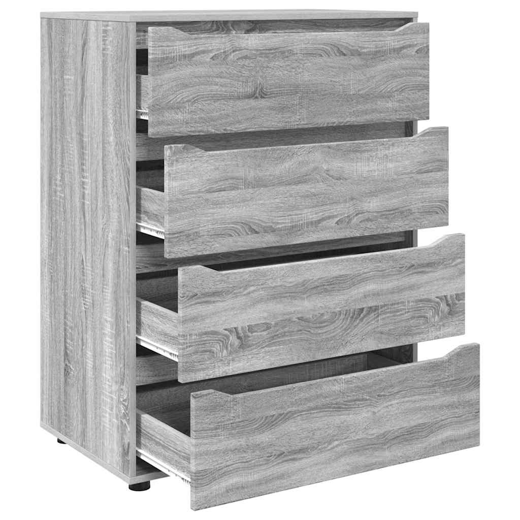 Stauraumschränke Graues Sonoma 80 x 48 x 105 cm Holzwerkstoff