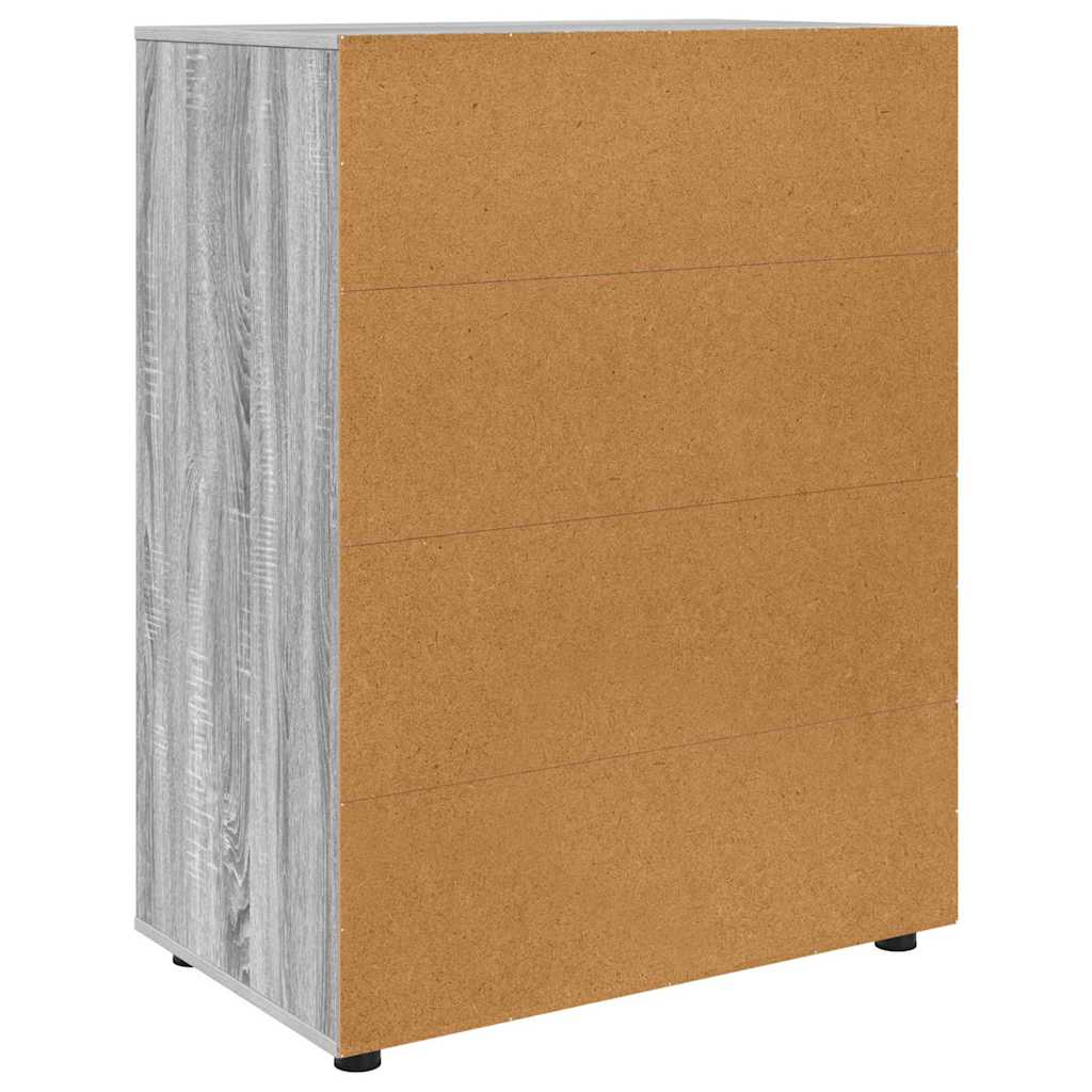 Stauraumschränke Graues Sonoma 80 x 48 x 105 cm Holzwerkstoff