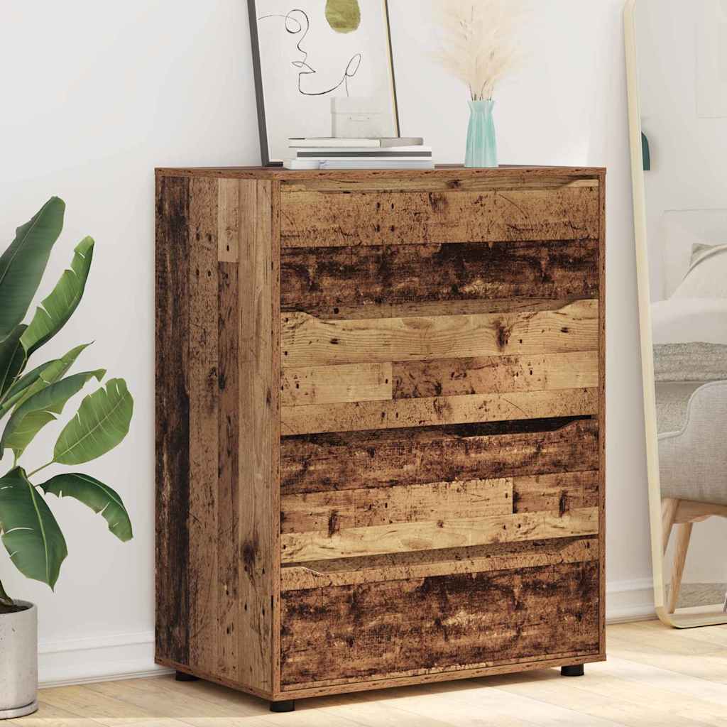 Stauraumschränke Altholz 80 x 48 x 105 cm Holzwerkstoff