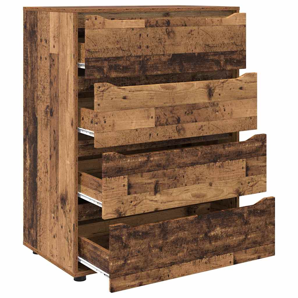 Stauraumschränke Altholz 80 x 48 x 105 cm Holzwerkstoff
