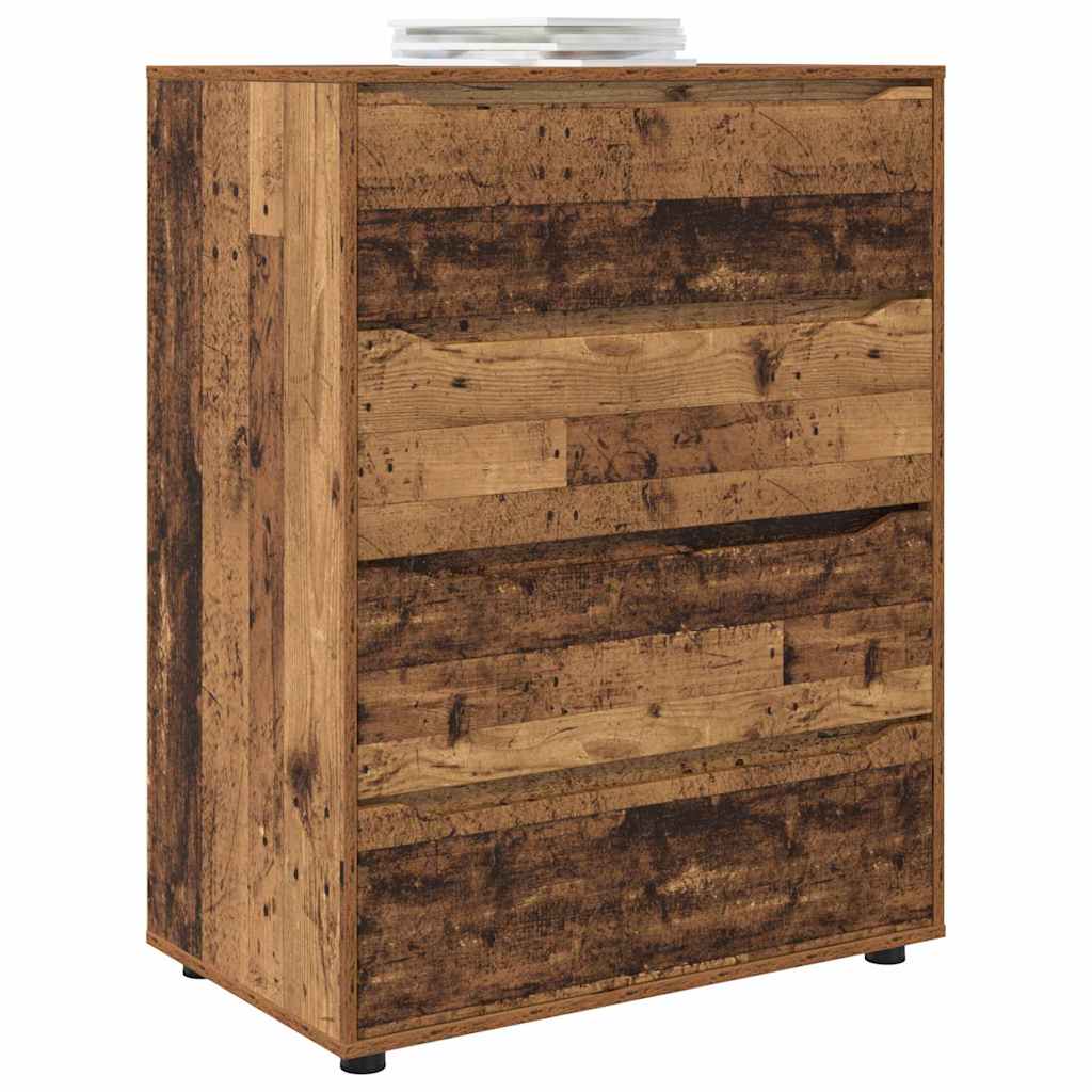 Stauraumschränke Altholz 80 x 48 x 105 cm Holzwerkstoff