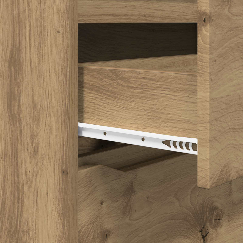 Stauraumschränke 80 x 48 x 105 cm Holzwerkstoff Artisan-Eiche