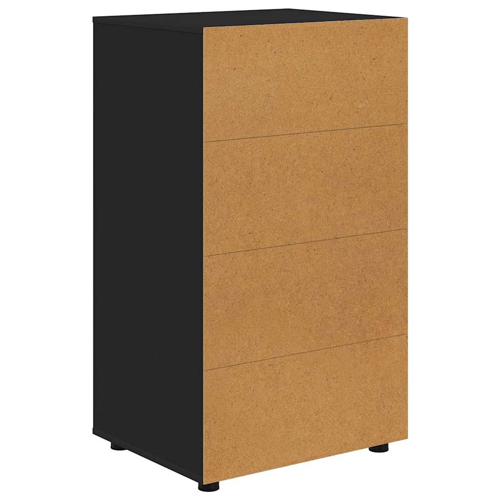 Stauraumschränke Schwarz 60 x 48 x 105 cm Holzwerkstoff