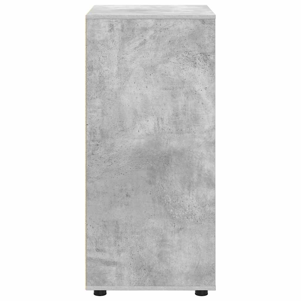 Stauraumschränke Beton Grau 60 x 48 x 105 cm Holzwerkstoff