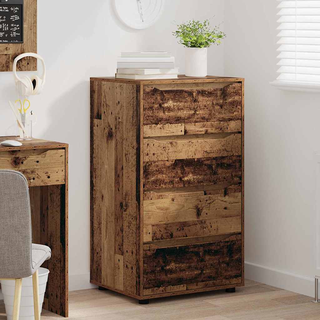 Stauraumschränke Altholz 60 x 48 x 105 cm Holzwerkstoff