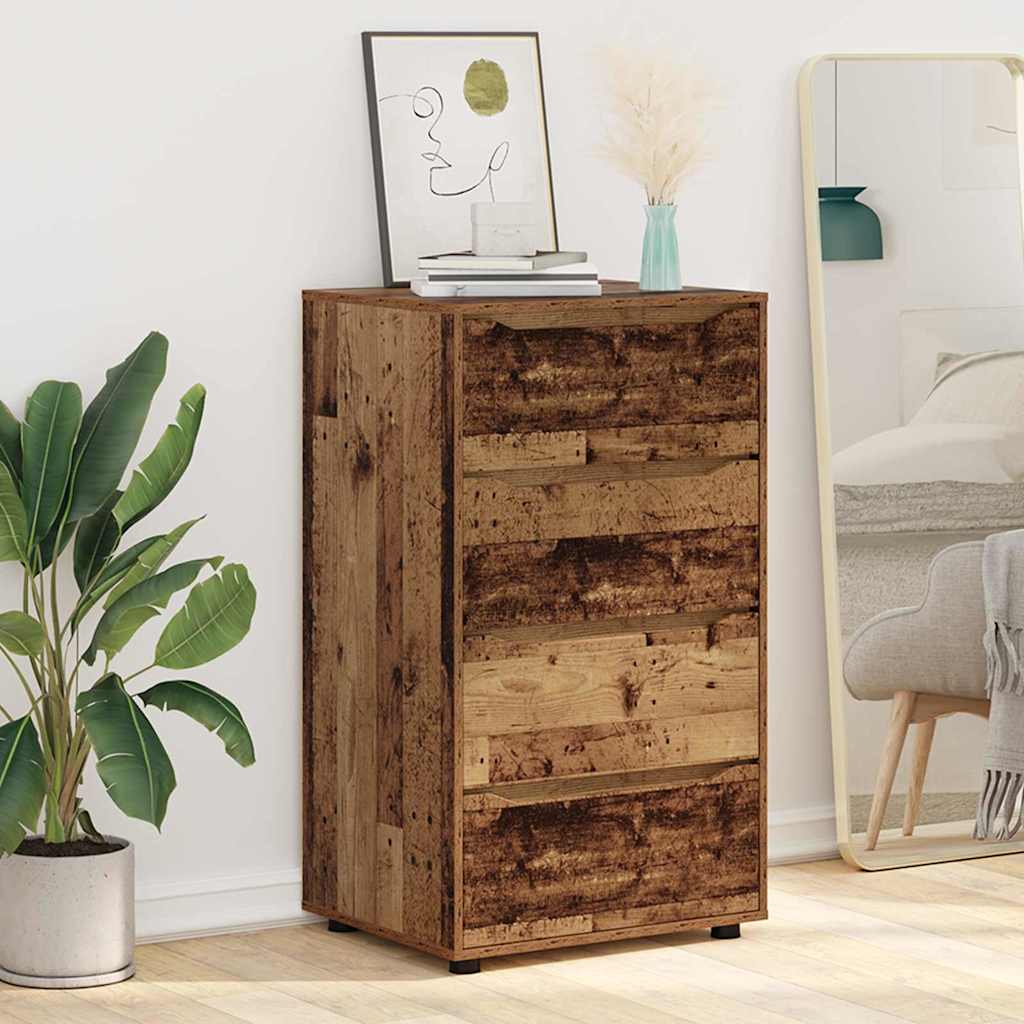 Stauraumschränke Altholz 60 x 48 x 105 cm Holzwerkstoff