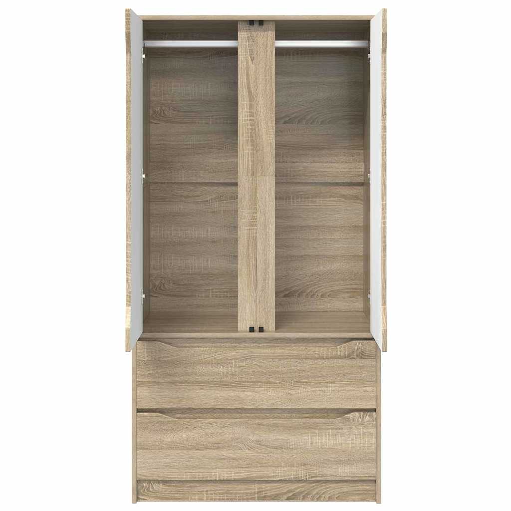 Kleiderschrank Sonoma-Eiche 79,5 x 49 x 156 cm Holzwerkstoff