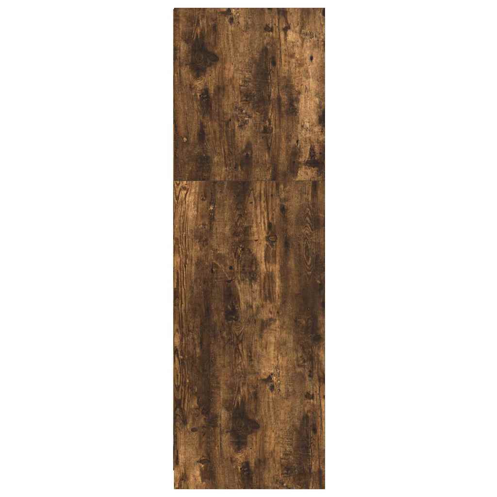Kleiderschrank mit Tür Geräucherte Eiche 79,5 x 49 x 156 cm