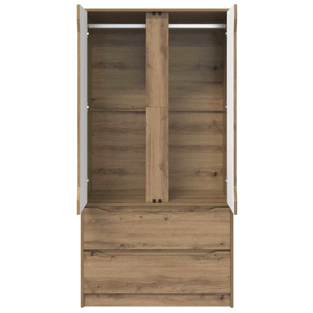 Kleiderschrank Artisan-Eiche 79,5 x 49 x 156 cm Holzwerkstoff