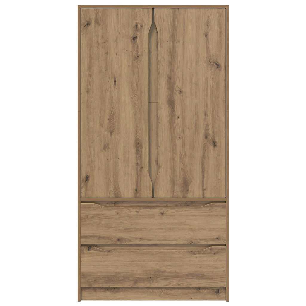 Kleiderschrank Artisan-Eiche 79,5 x 49 x 156 cm Holzwerkstoff